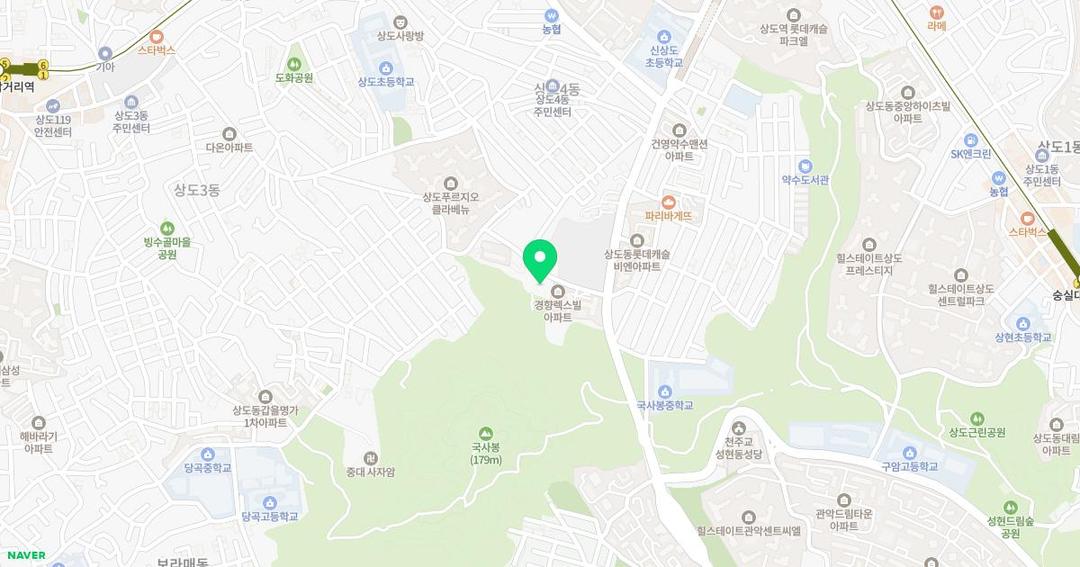 행복유치원 위치 지도