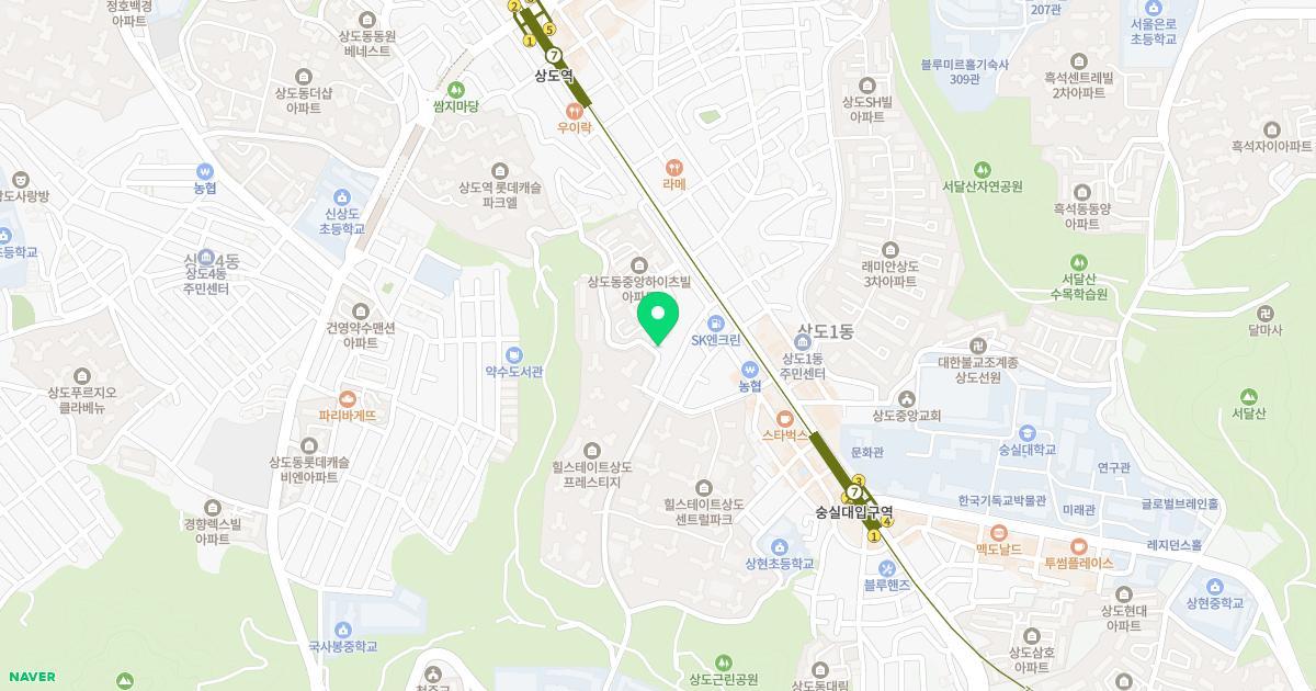 샛별유치원 위치 지도