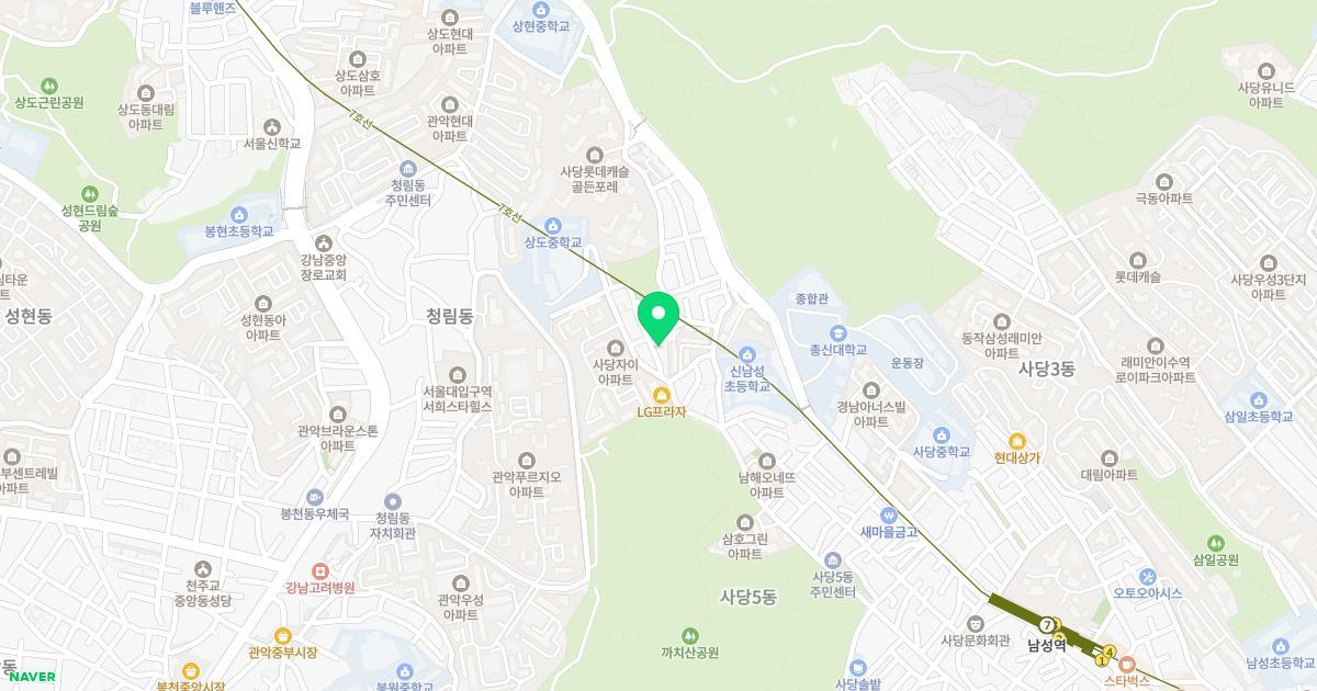 송림유치원 위치 지도