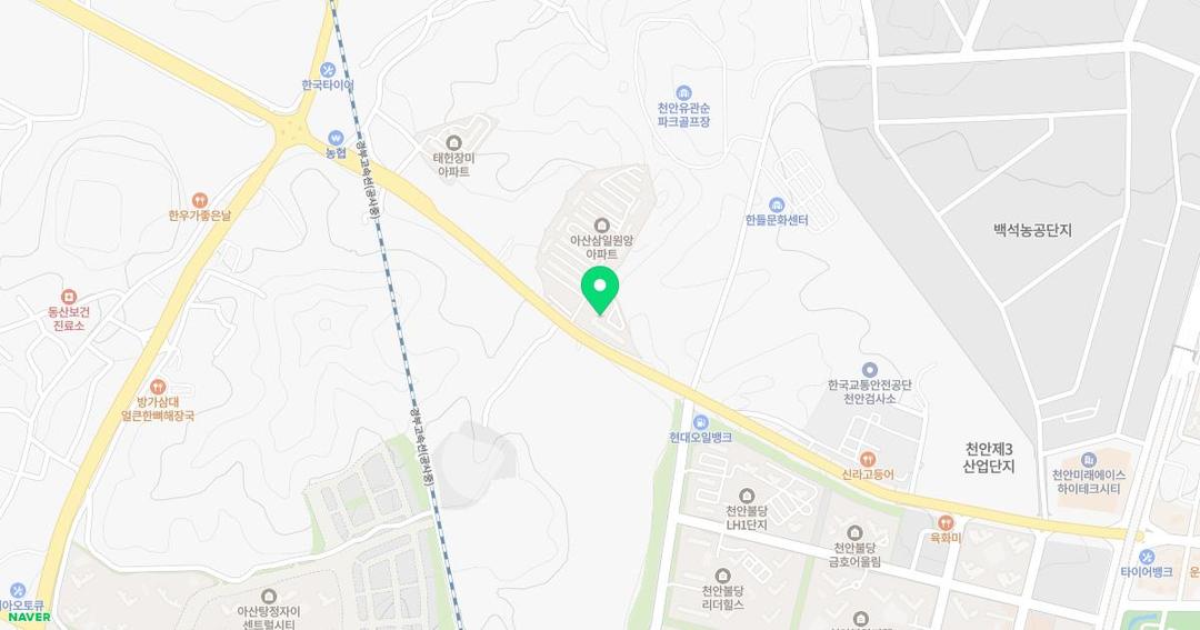 삼일푸른유치원 위치 지도