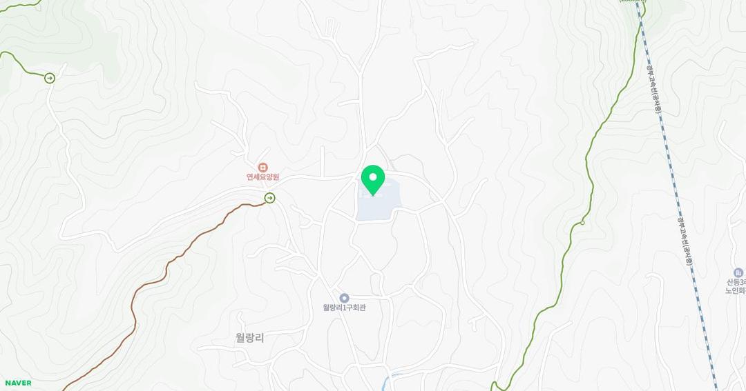 월랑초등학교병설유치원 위치 지도