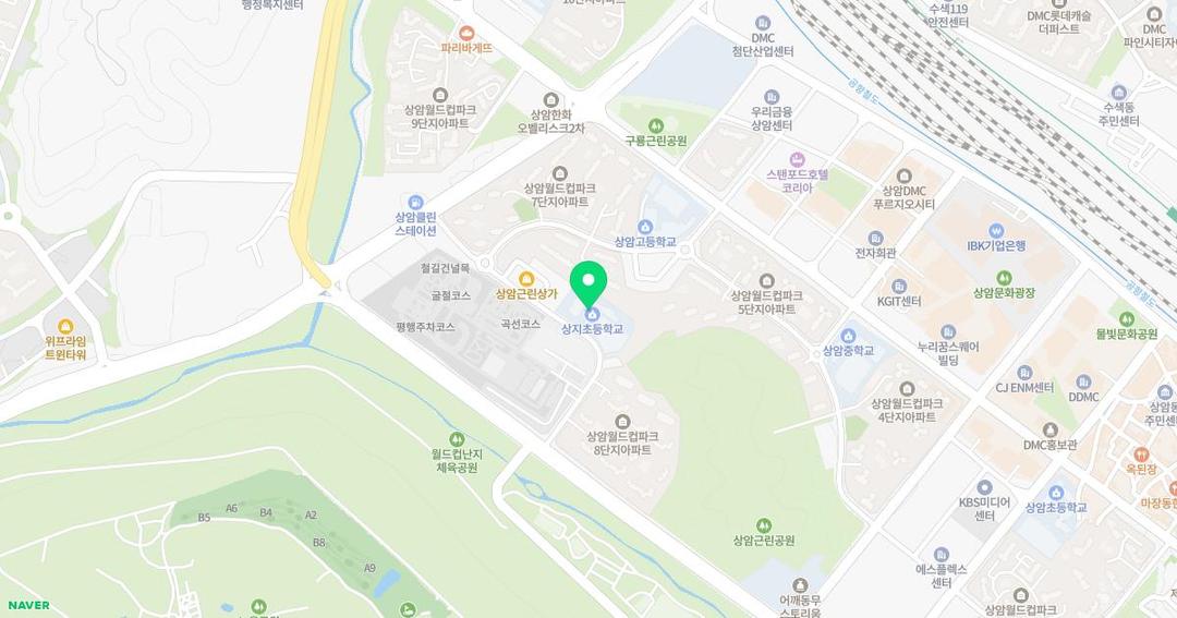 서울상지초등학교병설유치원 위치 지도