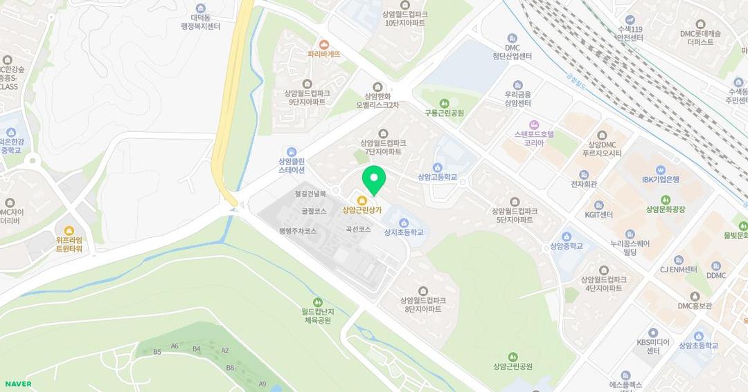 월드유치원 위치 지도
