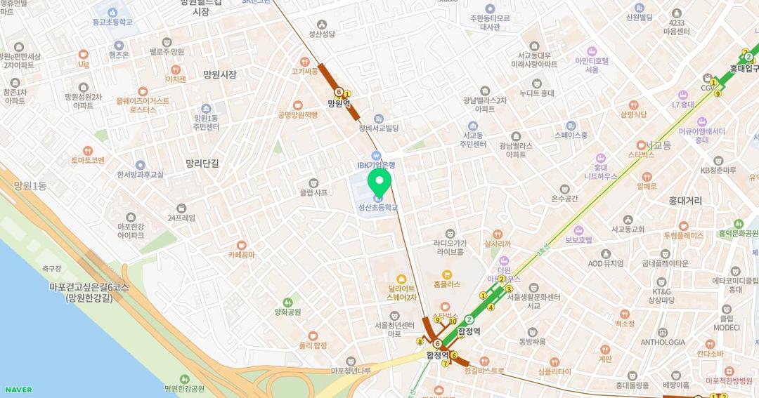 서울성산초등학교병설유치원 위치 지도
