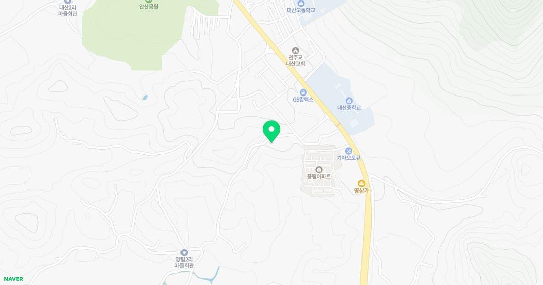 대장유치원 위치 지도