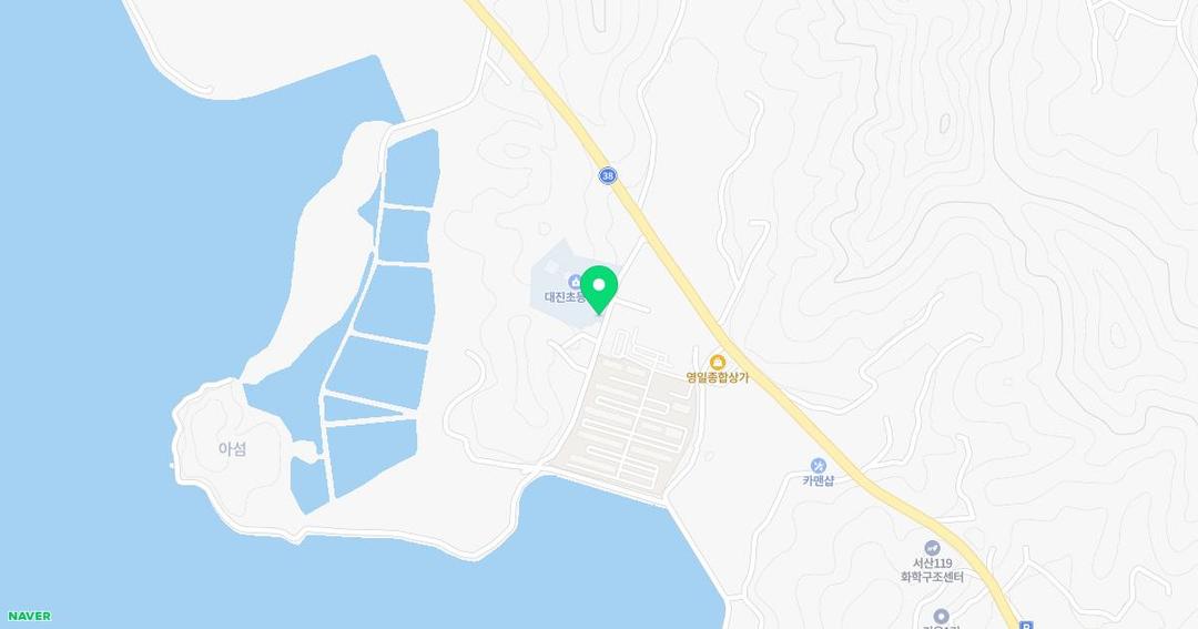 서산대진초등학교병설유치원 위치 지도