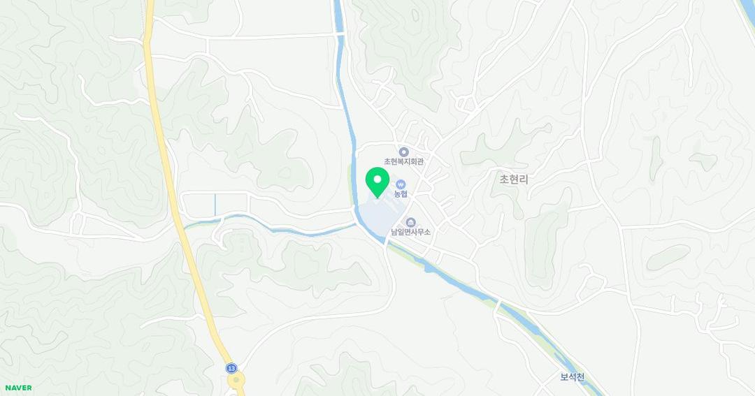 남일초등학교병설유치원 위치 지도
