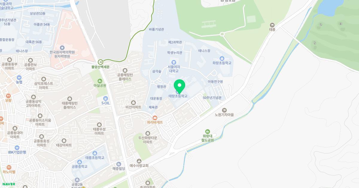 서울태랑초등학교병설유치원 위치 지도