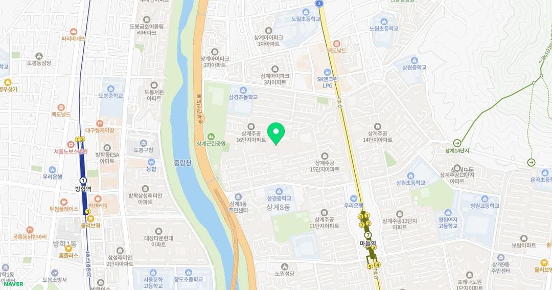 꿈동산아이유치원 위치 지도