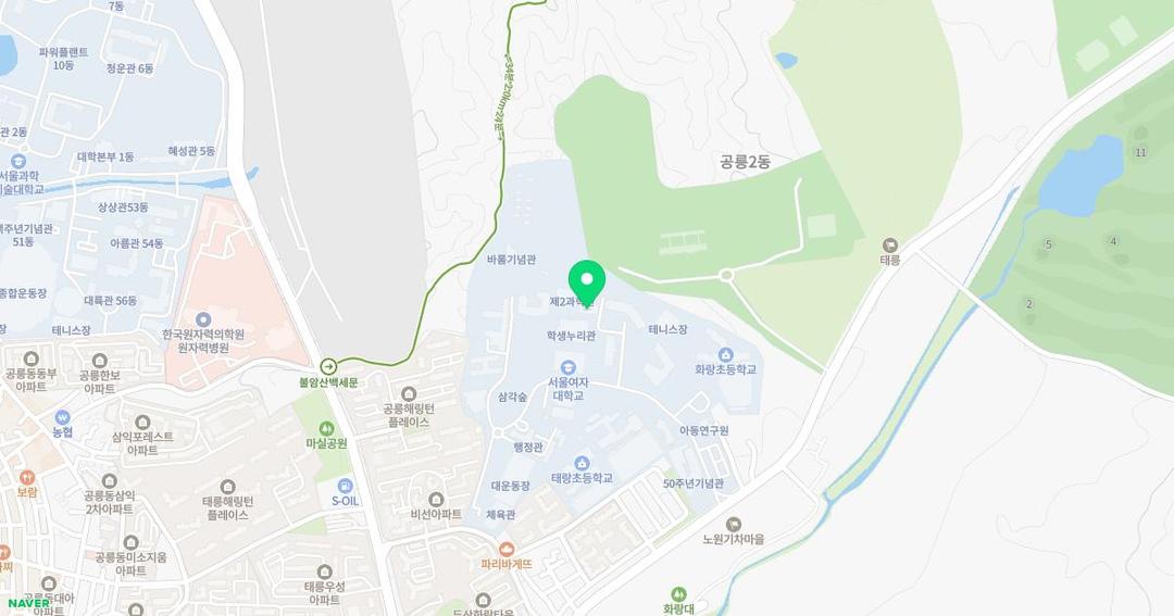 서울여자대학교부속유치원 위치 지도