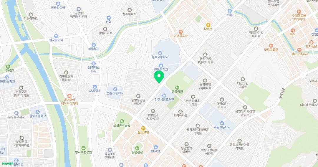 샛별유치원 위치 지도
