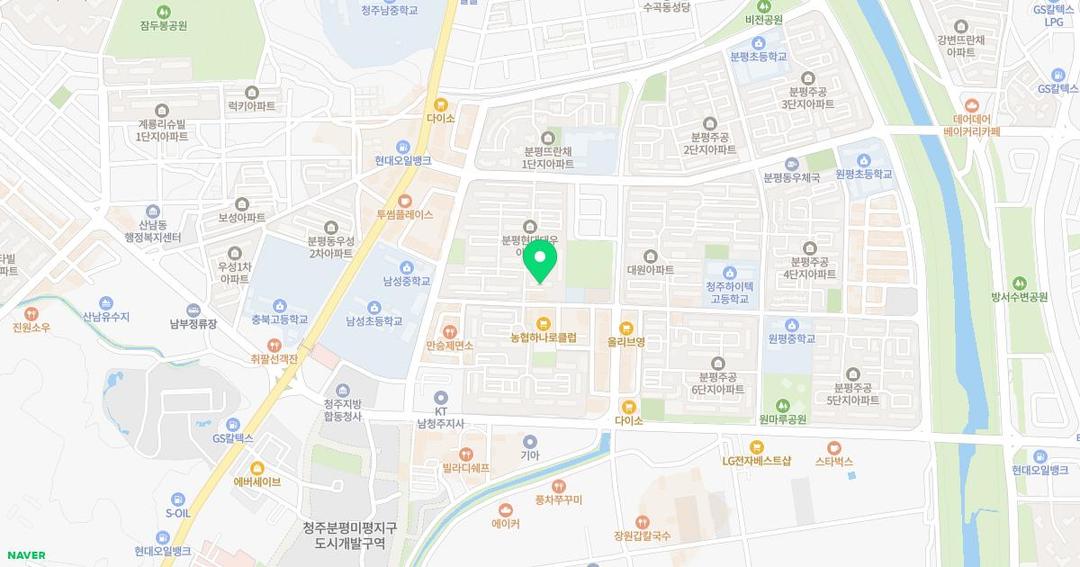 아이엘유치원 위치 지도