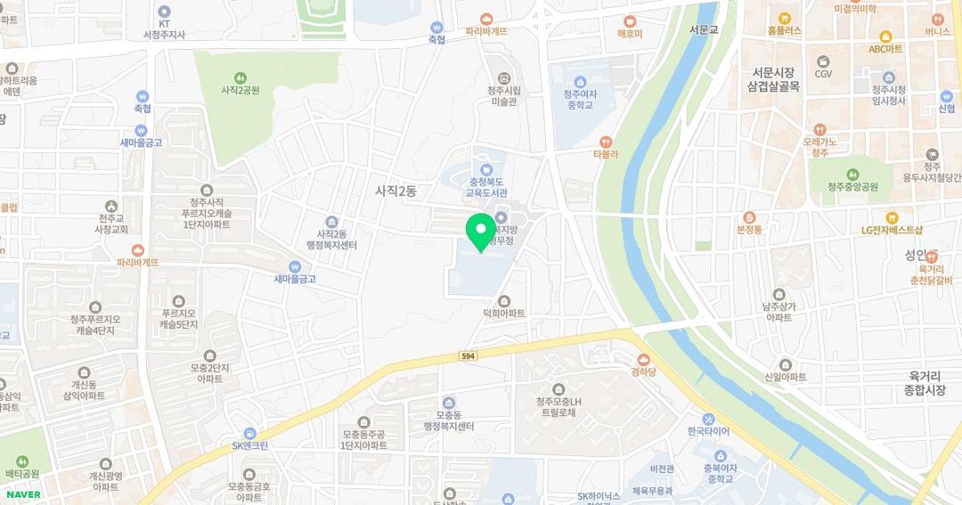 사직초등학교병설유치원 위치 지도
