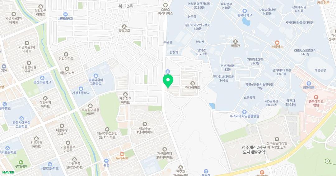 현대유치원 위치 지도