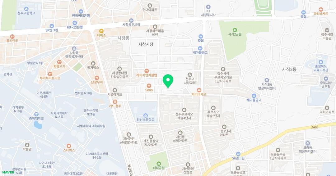 예아뜨유치원 위치 지도