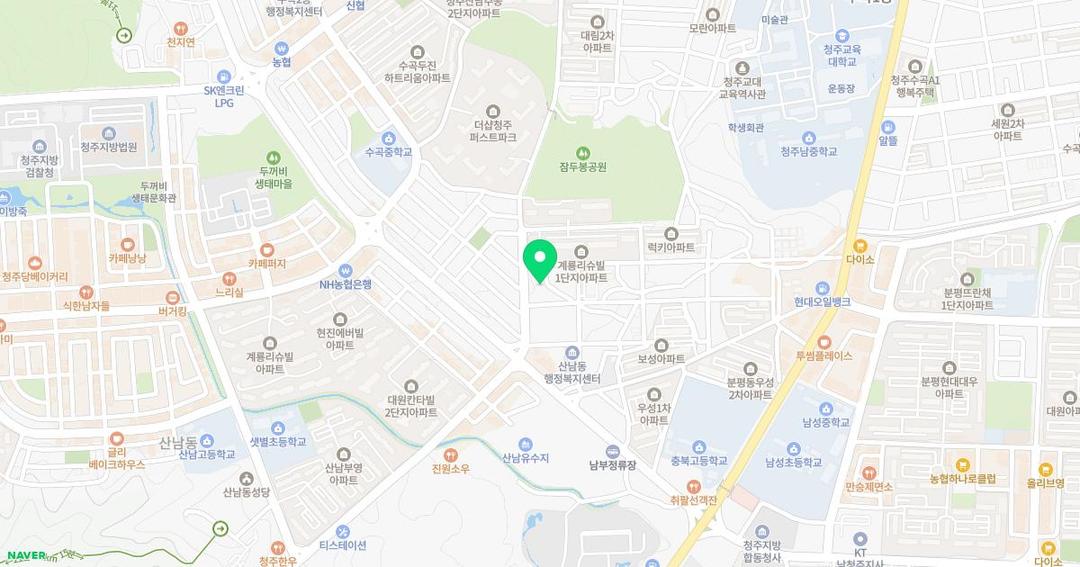 홍익유치원 위치 지도