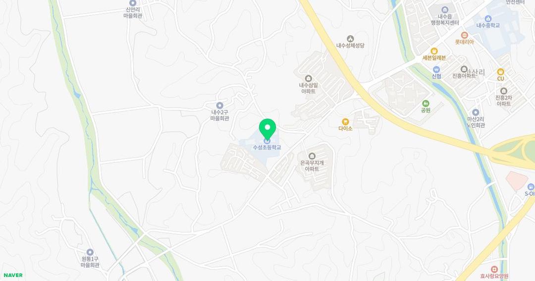 수성초등학교병설유치원 위치 지도