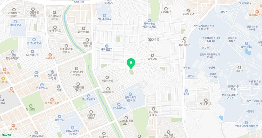 이레유치원 위치 지도