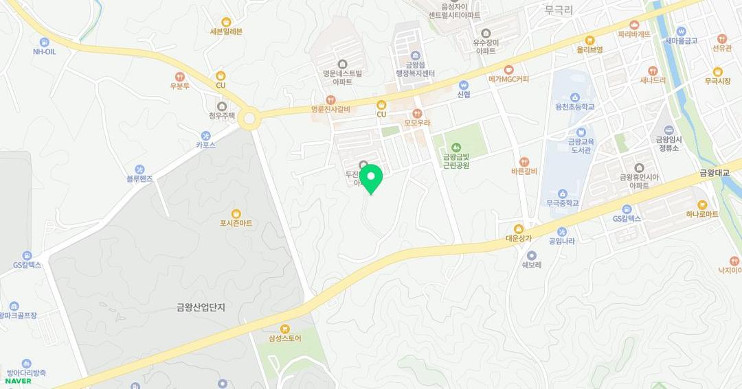 꼬망새유치원 위치 지도