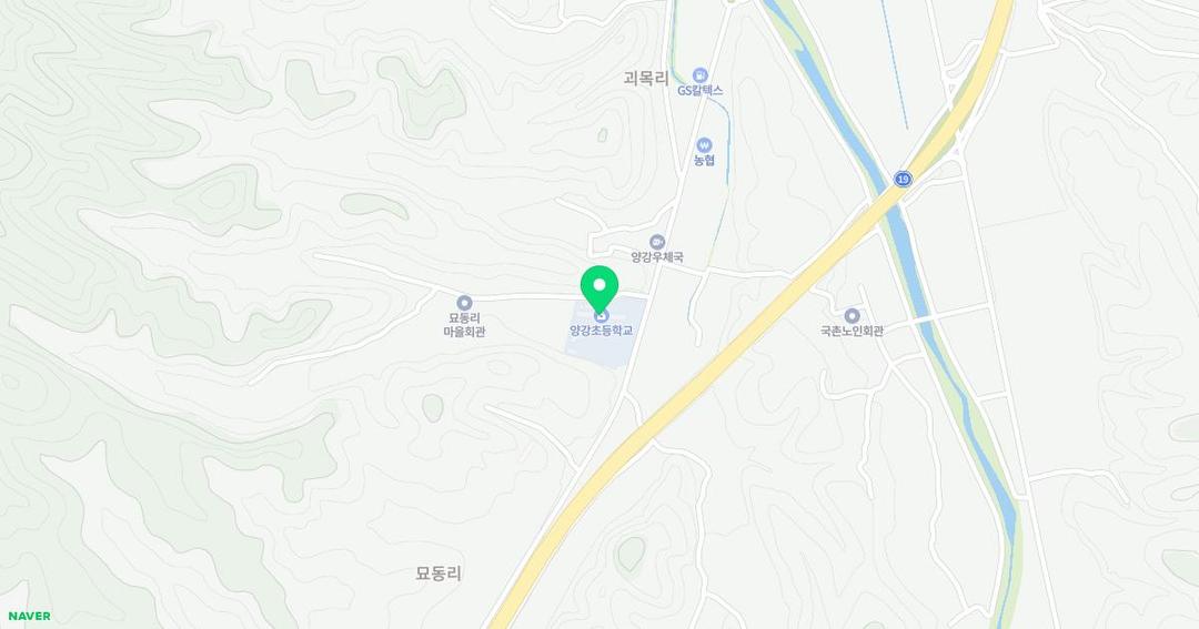양강초등학교병설유치원 위치 지도