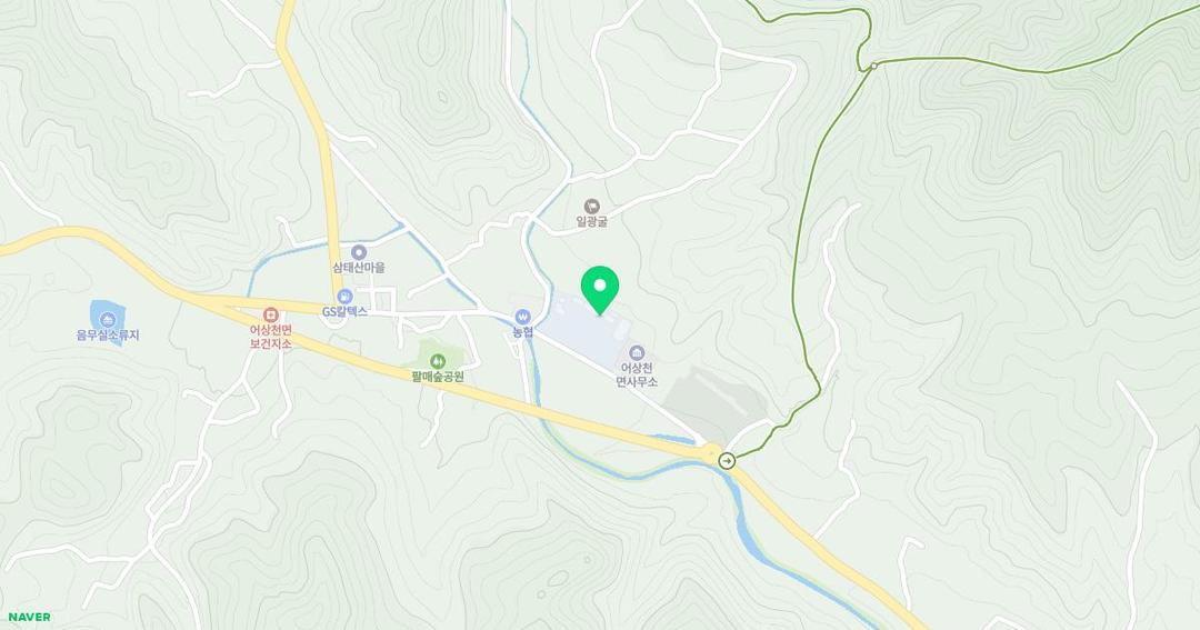 어상천초등학교병설유치원 위치 지도