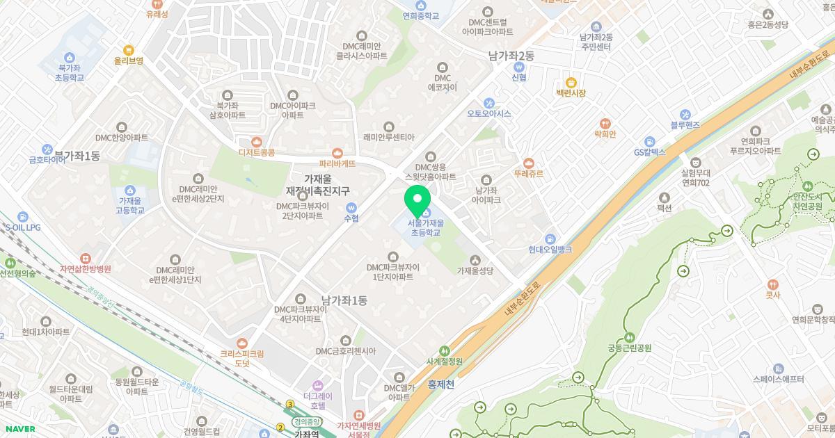 서울가재울초등학교병설유치원 위치 지도