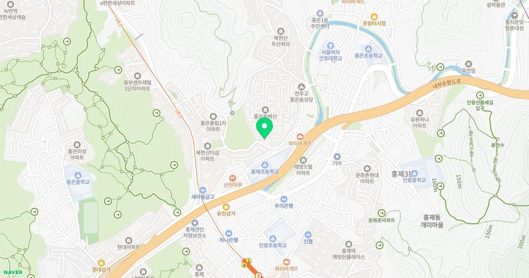 경복유치원 위치 지도