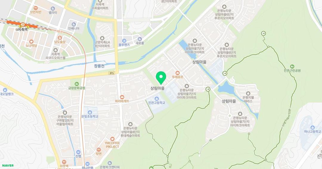 다우림명문유치원 위치 지도
