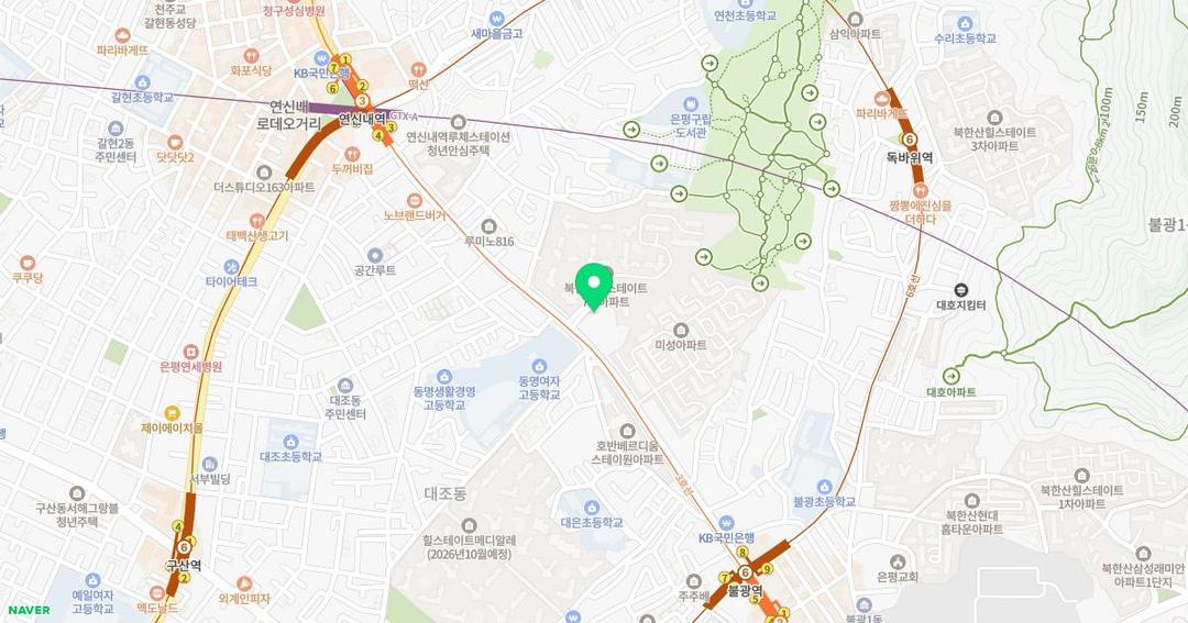 바다의별유치원 위치 지도