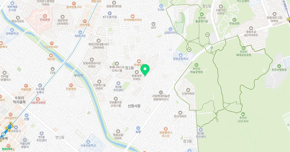 한별유치원 위치 지도