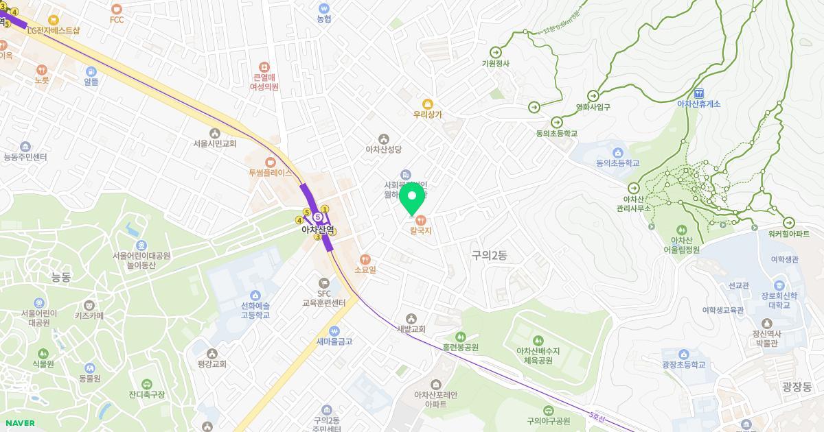 슬기유치원 위치 지도