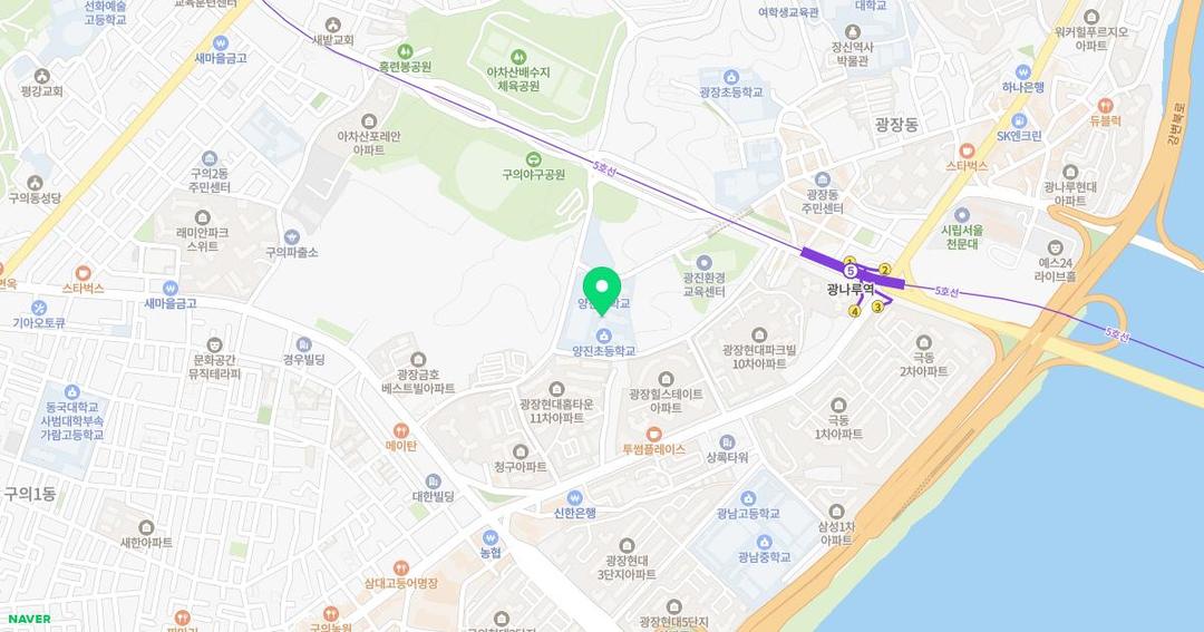 서울양진초등학교병설유치원 위치 지도
