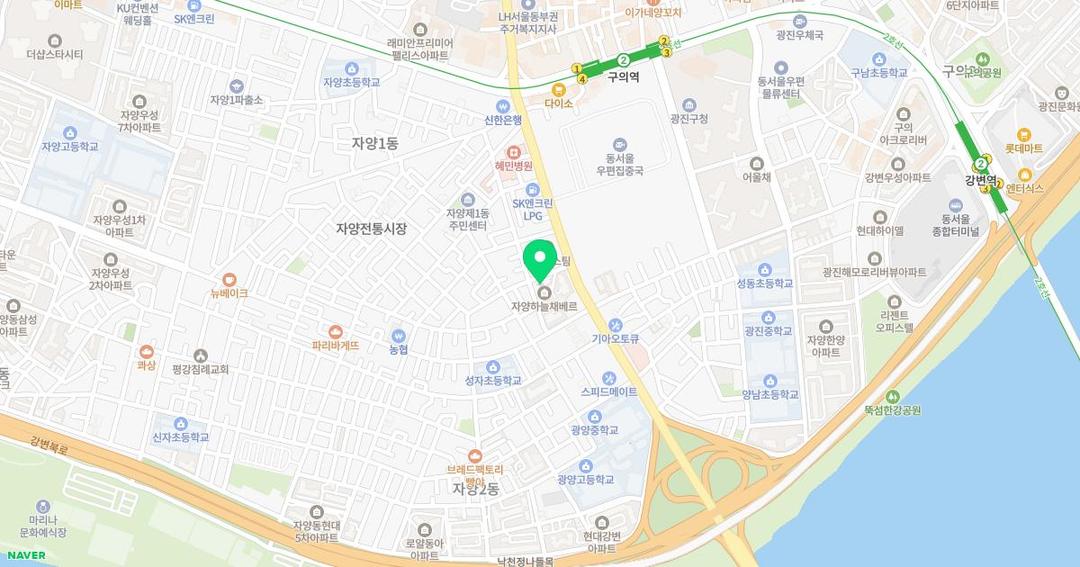 성산유치원 위치 지도