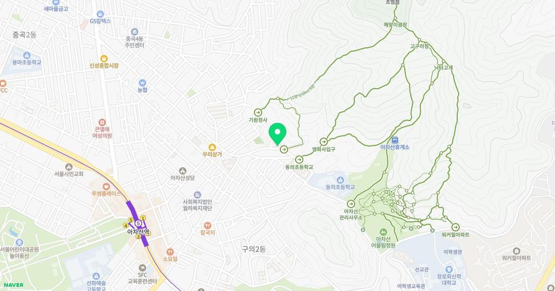 경원유치원 위치 지도