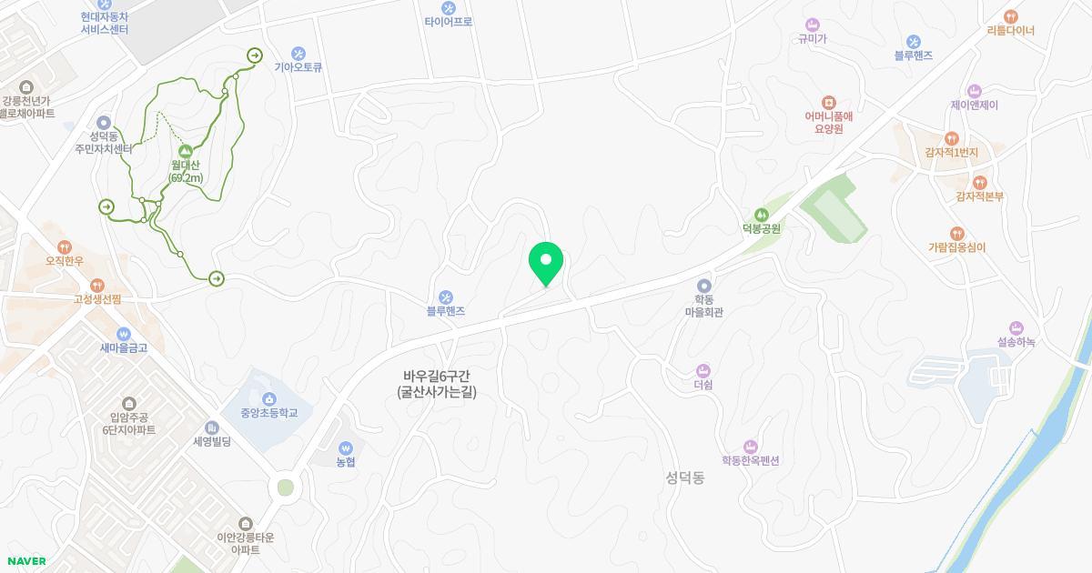 다인유치원 위치 지도