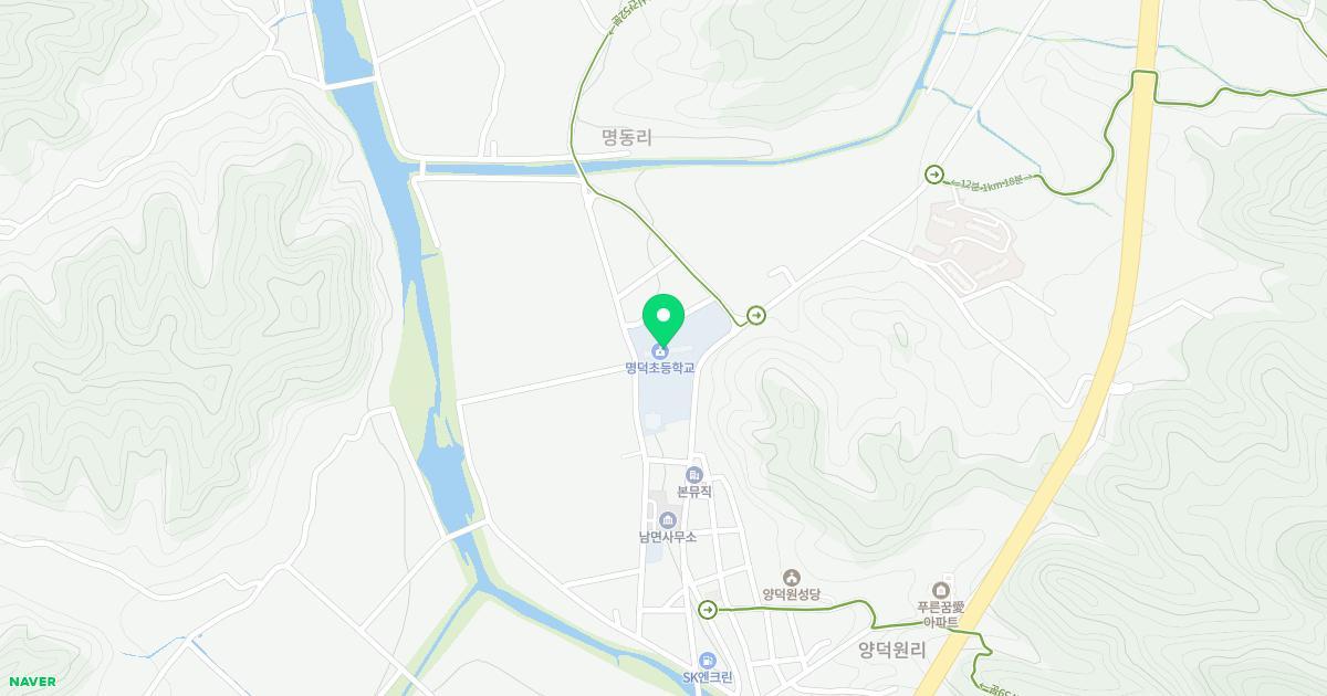 명덕초등학교병설유치원 위치 지도