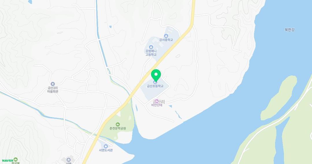 금산초등학교병설유치원 위치 지도