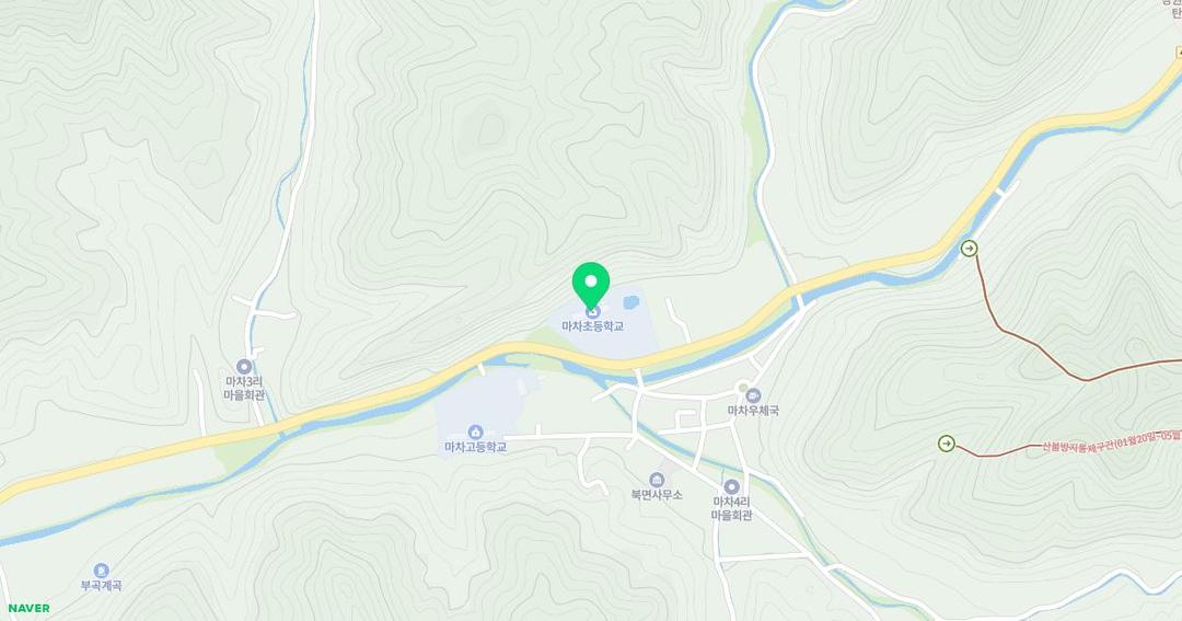 마차초등학교병설유치원 위치 지도
