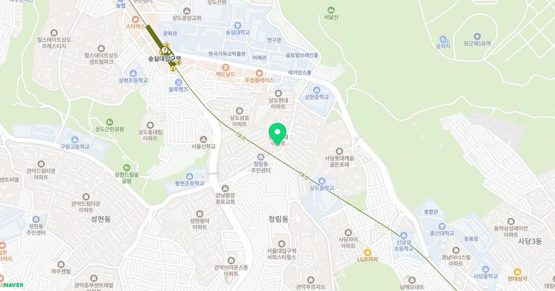 현대유치원 위치 지도