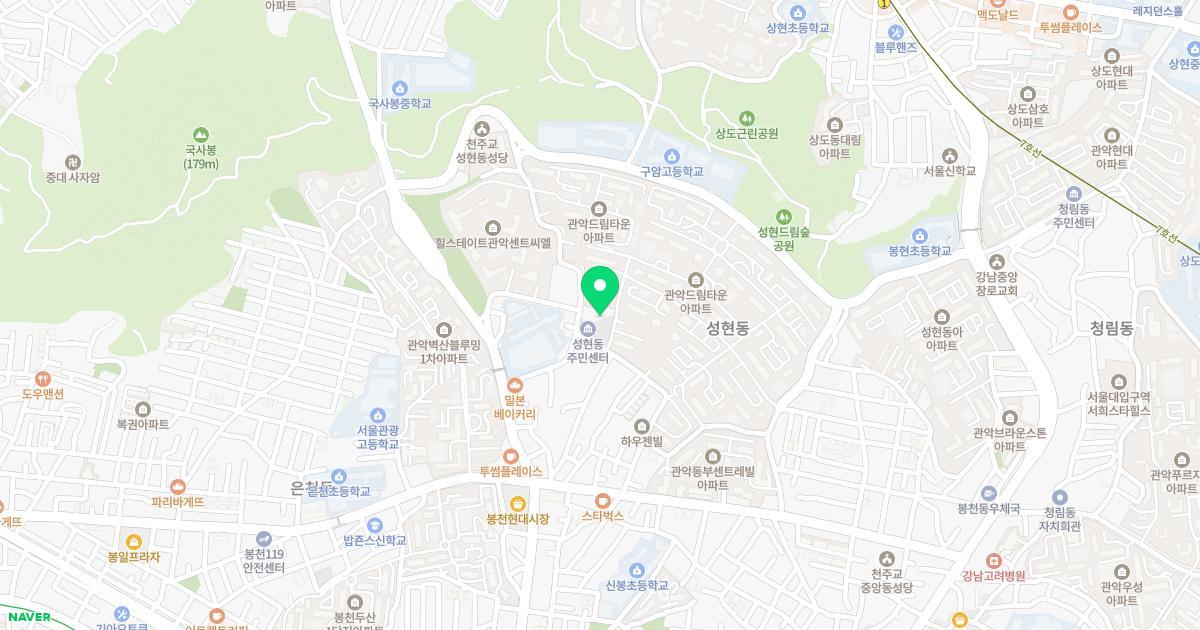 소슬유치원 위치 지도