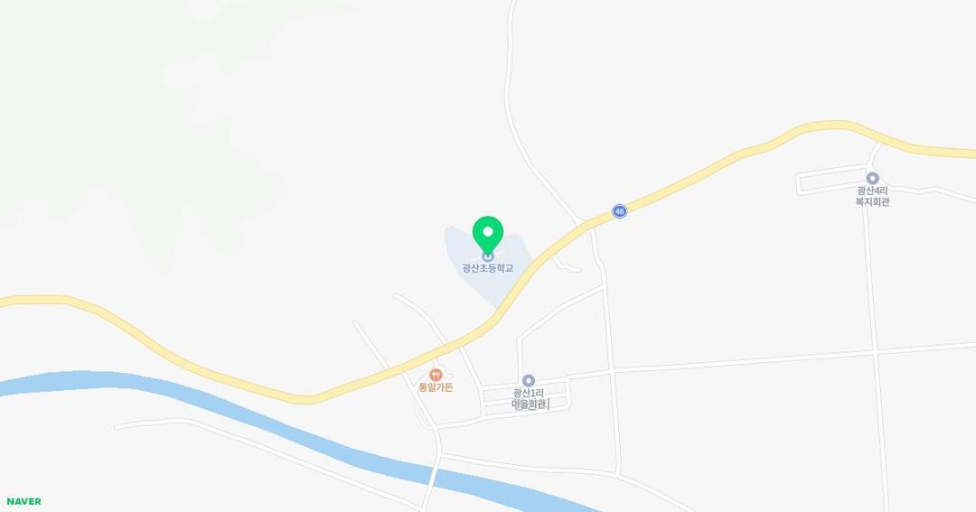 광산초등학교병설유치원 위치 지도