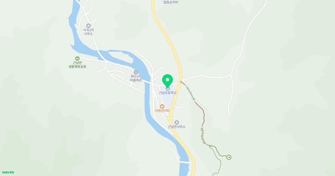근남초등학교병설유치원 위치 지도