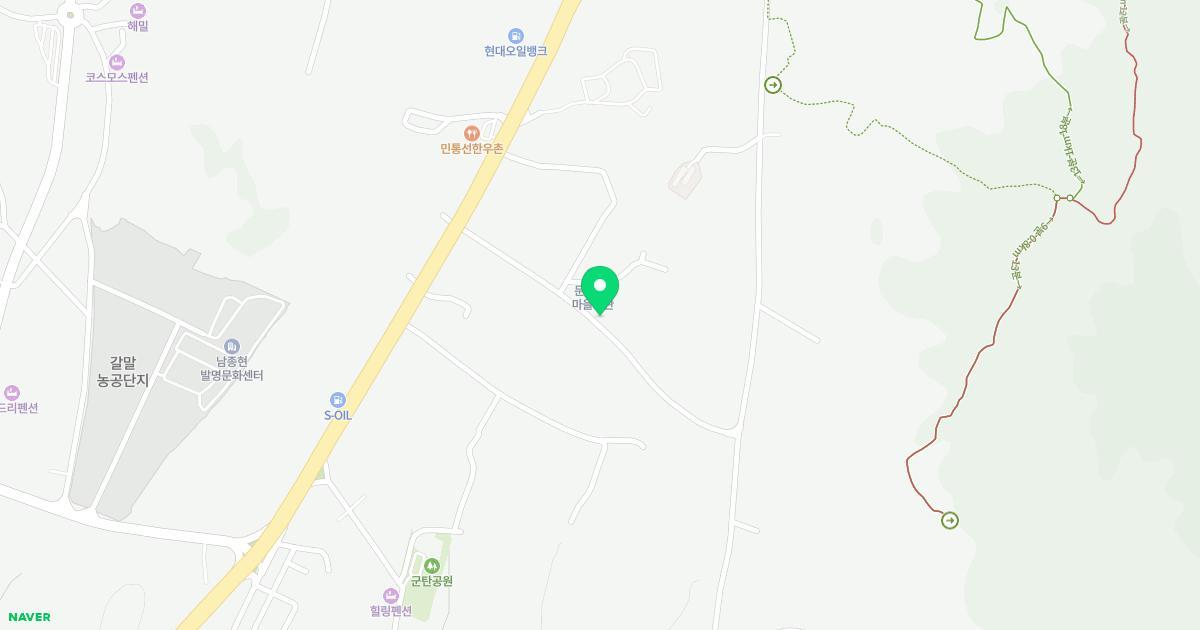 나래유치원 위치 지도