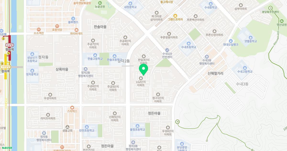 예은유치원 위치 지도