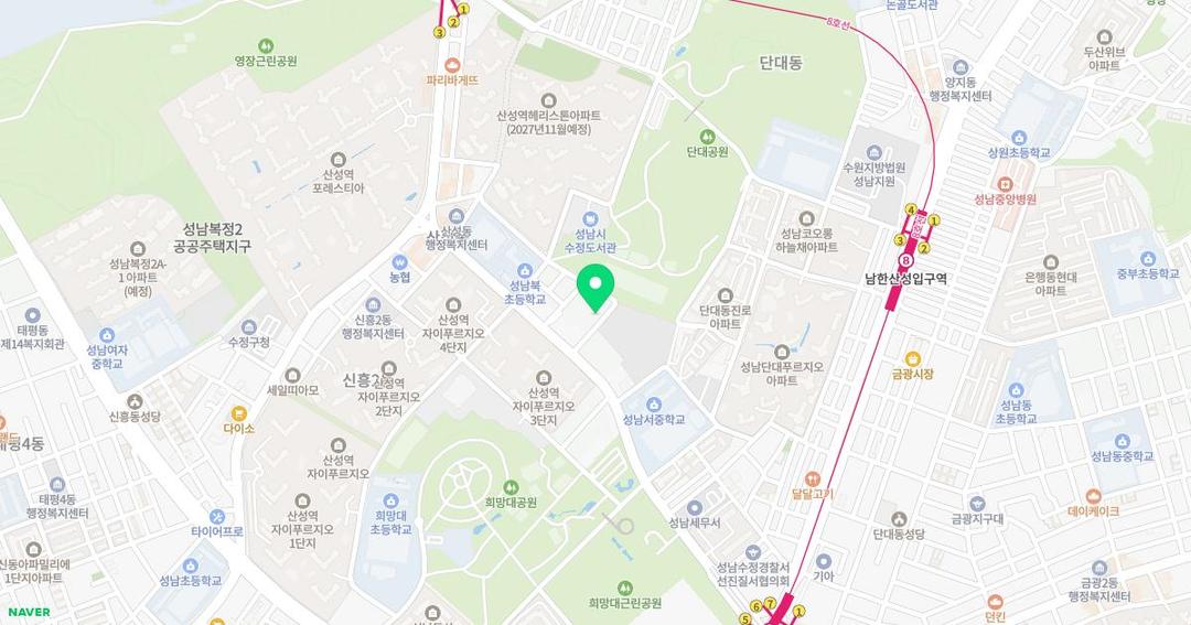 아이비유치원 위치 지도