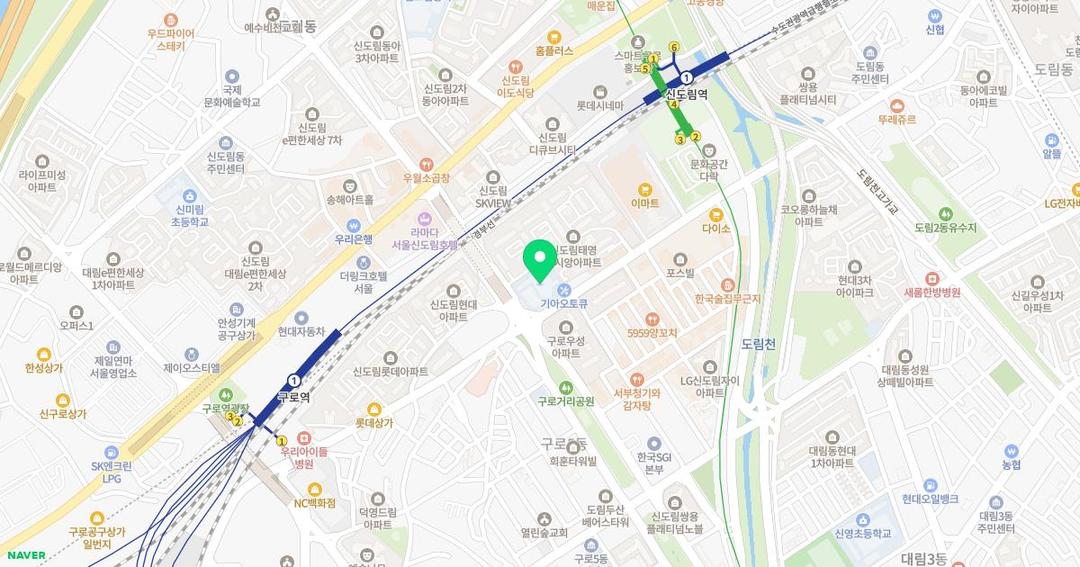 서울미래초등학교병설유치원 위치 지도
