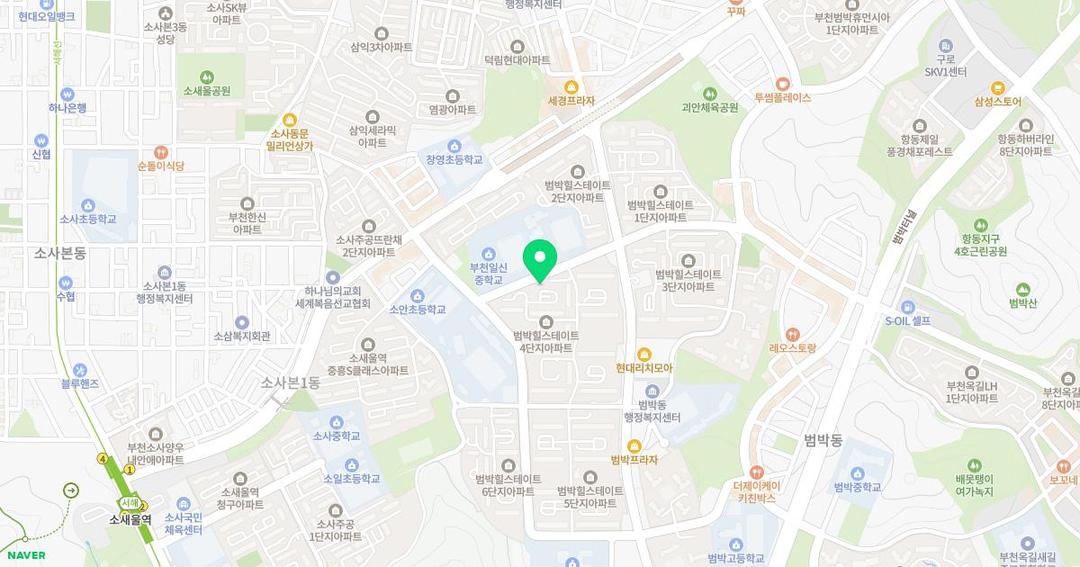 멘사유치원 위치 지도
