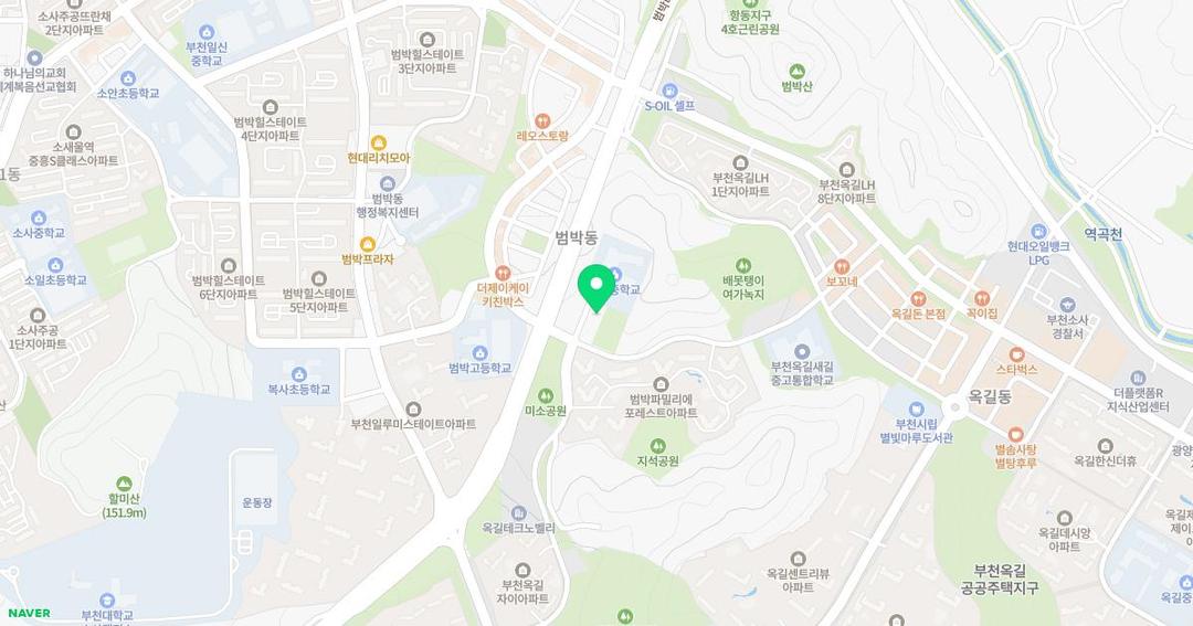 글로벌샤인유치원 위치 지도