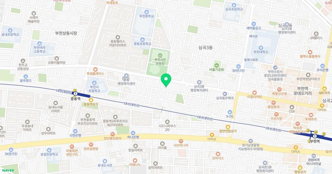 사랑나무유치원 위치 지도
