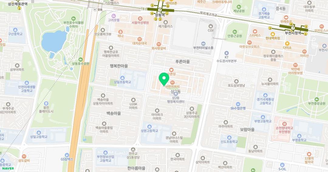 청심유치원 위치 지도